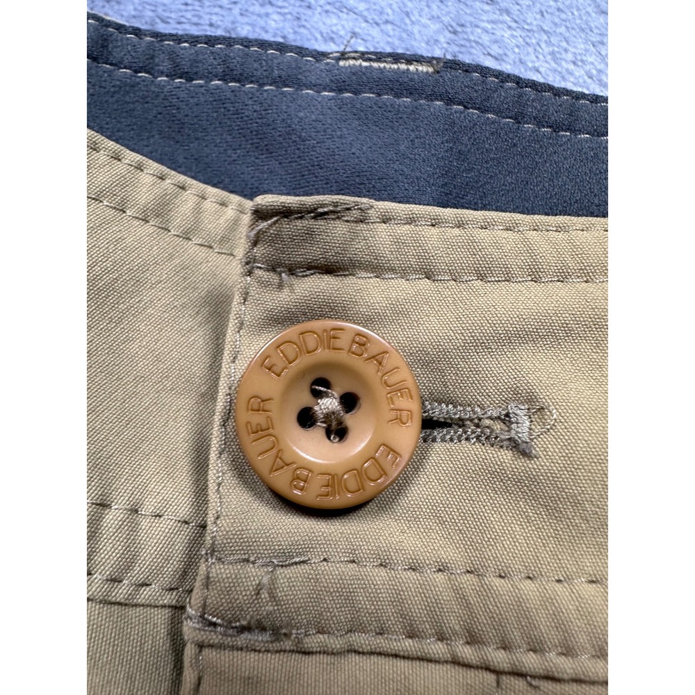 Eddie Bauer First Ascent Guide Pro Pants Mens 34x32 Tan Khaki Hiking Outdoor - Picture 6 of 11